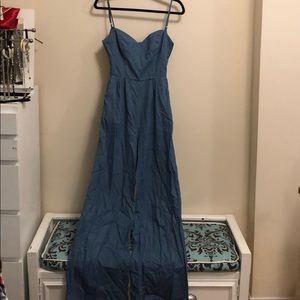 Chambray Lovers+Friends Jumpsuit